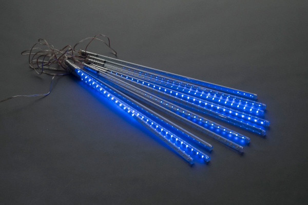 Сосульки Трубки 10шт 0,5М Син. LED-PLM-METEOR TUBE-540(10*54SMD2835)-10-12V-B  не соединяемаяNEW! фото 1