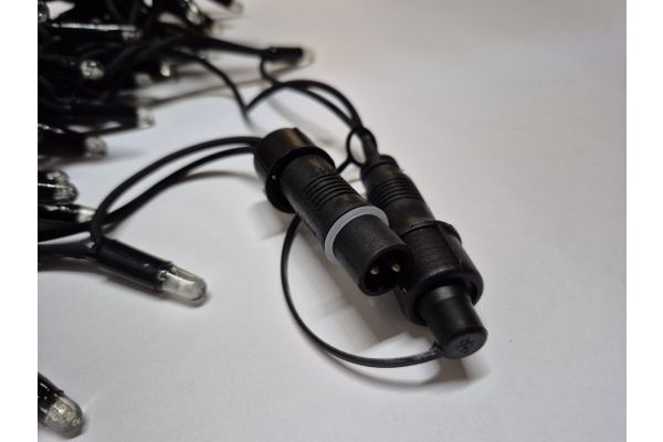 LED-PLR-100-10M-240V-B/BL-F(W)-W/O LED гирлянда 10м, IP65, 240V, синие LED/белый Flash/провод каучук фото 4