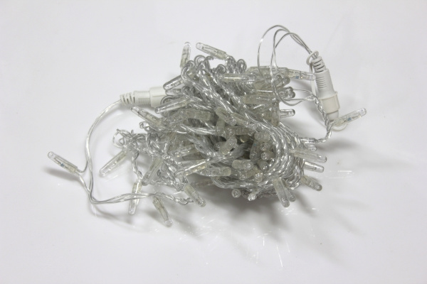 LED-PLS-100-10M-240V-G/C-W/O, Зеленая/прозрачны провод, соединяемая (без силового шнура) С КОЛПАЧКОМ фото 3