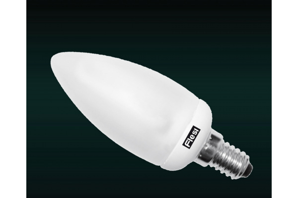 Flesi candle 9W EIC/M 220V E14 4100K свеча 108*38 фото 1
