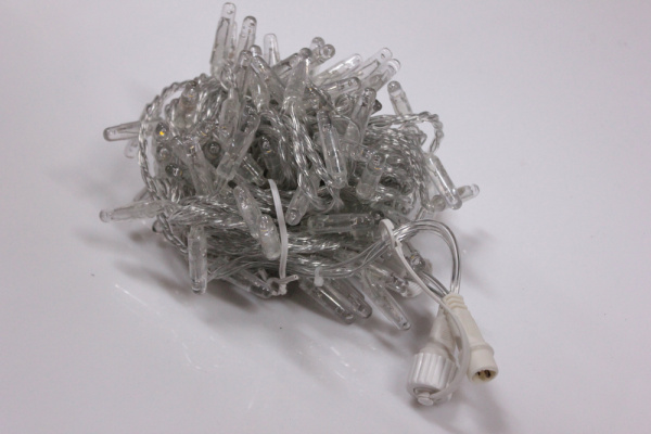 LED-PLS-100-10M-24V-WW/C-F(W)-W/O бел.Тепл. /прозр. пр./ бел. FLASH, IP-65, (без шнура) С КОЛПАЧКОМ фото 2
