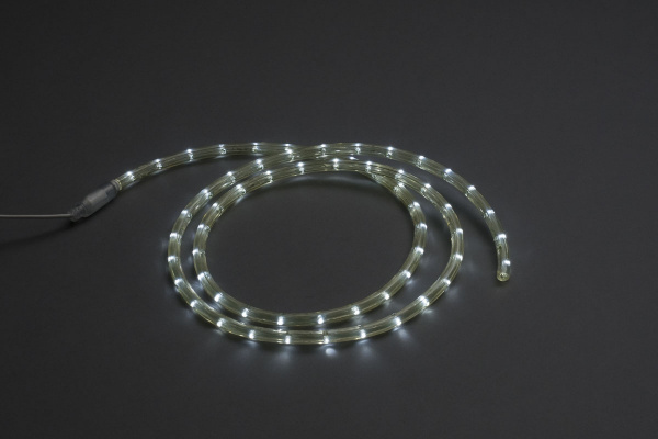 LED-СDL-2W-3.33CМ-100M-220V-WPP2 Светодиодная гирлянда дюралайт фиксинг, белые светодиоды, 11,5мм, 3 фото 2