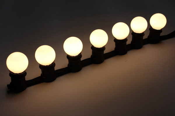 LED G45-E27-230V-WW LED лампа Е27  для Гирлянды Белт-лайт, белый теплый цвет свечения. Neo-Neon фото 3
