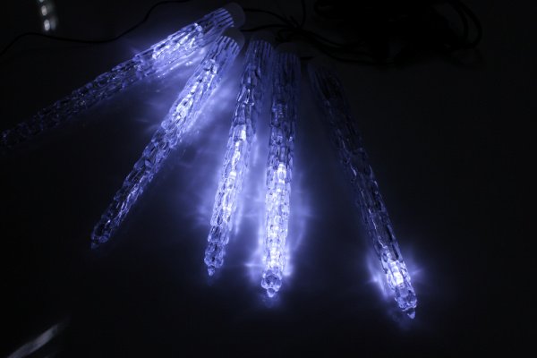 Сосульки Акрил 5шт. 0,3М Бел LED-PL-IC-SNOW-160L-5-12V-W фото 1