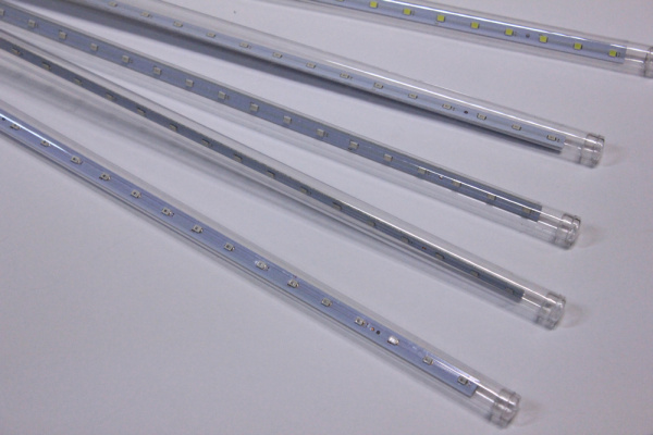 Сосульки Трубки D12mm, 10шт 0,5М Синяя LED-PLM-SNOW-540SMD-0.5*4.5M-10-12V-B  не соединяемая фото 2