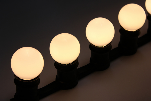 LED G45-E27-230V-WW LED лампа Е27  для Гирлянды Белт-лайт, белый теплый цвет свечения. Neo-Neon фото 2