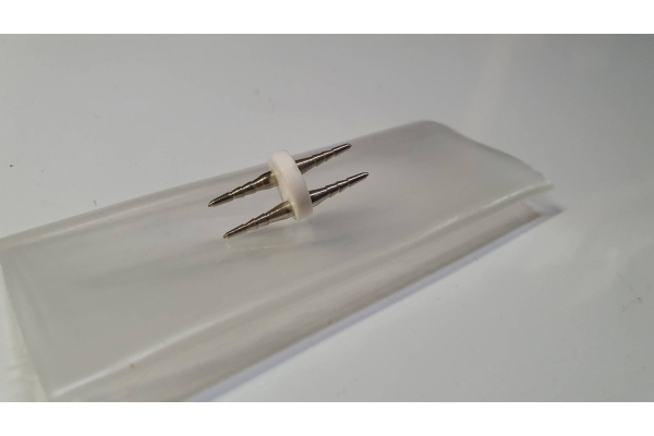 LED-DL-2W-7 невидимый коннектор  для фиксинга I-прямой, D13mm с термоус. на клеевой основе фото 2