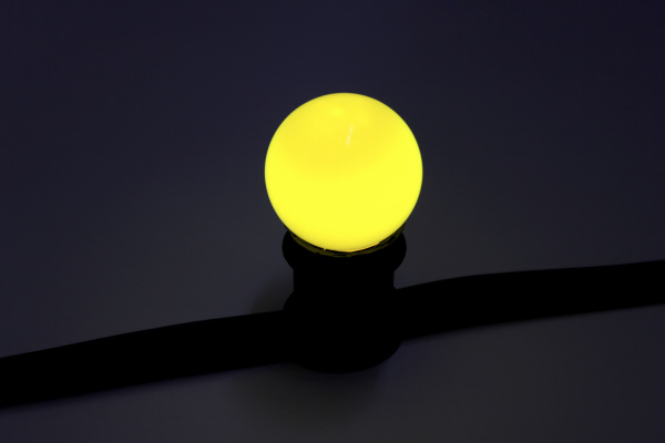 LED G45-E27-230V-Y  LED лампа Е27  для Гирлянды Белт-лайт, желтый  цвет свечения. Neo-Neon фото 1