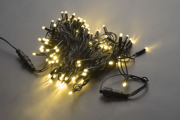 LED-PLS-200-20M-240V-WW/BL-W/O белая теплая/черный провод, (без силового шнура) С КОЛПАЧКОМ фото 2