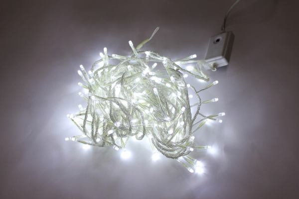 LED-BW-200-20M-240V-W, белая на прозрачном пров фото 1