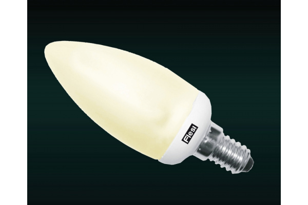 Flesi candle 9W EIC/M 220V E14 2700K свеча 108*38 фото 1