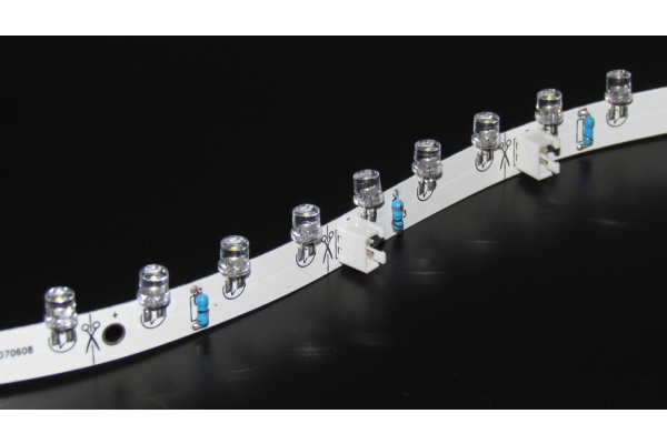 LED 18 12V 1.6W Гибкая линейка Flex (30*1 см), бел фото 3
