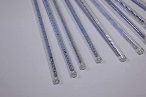Сосульки строб Трубки D12mm,10шт 0,5М Синяя LED-PLM-SNOW-480SMD-0.5*4.5M-10-7V-B не соедин. фото 3