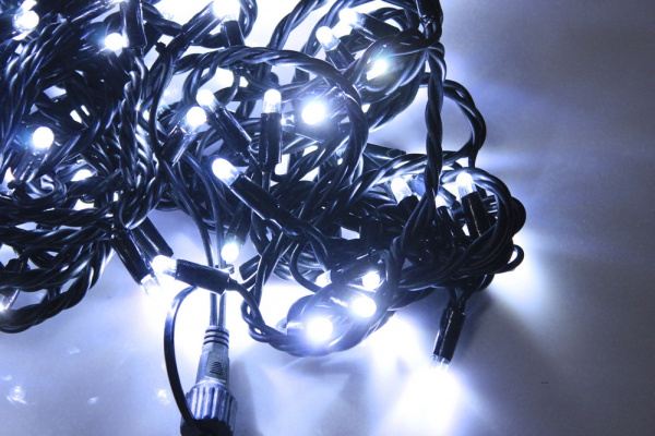 LED-PLR-200-20M-24V-W/BL-W/O, белая/черный провод, соединяемая (без шнура) 24В(НОВЫЙ КОННЕКТОР) фото 2